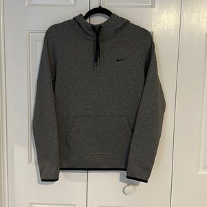 Nike Therma- Fit Mock-neck Hoodie - Charcoal (S). EUC!